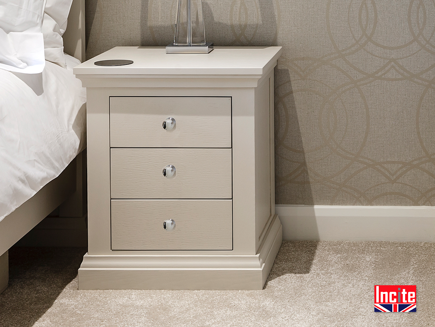 Handmade Painted Bedside